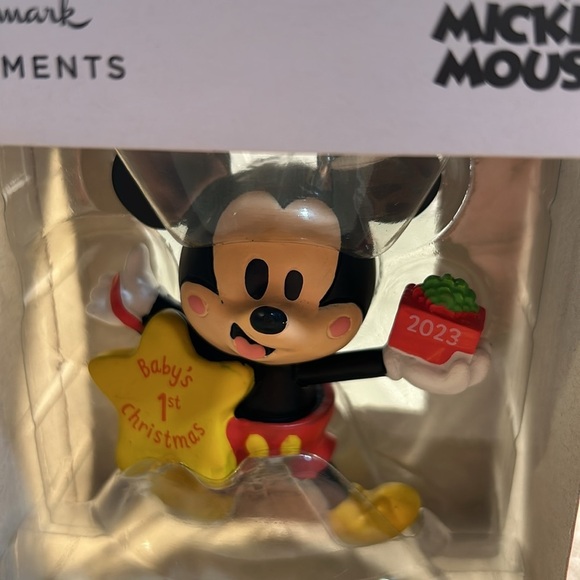 Hallmark Mickey Mouse. Baby’s 1st Christmas, 2023. Ornament. - Picture 2 of 8